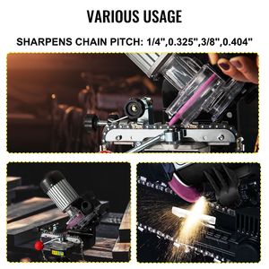230W Professional Electric Chainsaw <b>Sharpener</b> 3000RPM Multi-Angle Adjustable <b>Blade</b> Grinder Power <b>Sharpeners</b> - Product Image 6