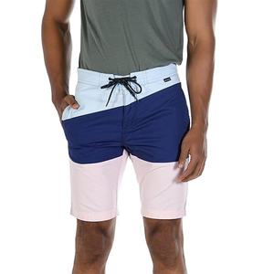 Shorts de bain personnalisés pour hommes, en tissu tricoté imprimé, avec ceinture élastique, pour la plage, vente en gros OEM - Product Image 2