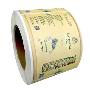 Etiquetas Adhesivas de Vinilo Ovaladas Personalizadas a Prueba de Agua con Logotipo, Impresión con Tinta UV, Troqueladas para Empaquetado Comercial - Product Image 5