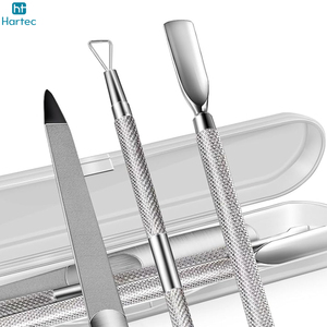Repousse-cuticules professionnel en acier inoxydable avec logo personnalisé pour pédicure et manucure – Vente en gros - Product Image 3