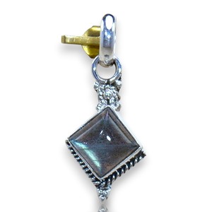 Excelente Colgante de Piedra Preciosa de Labradorita en Forma de Cometa en Plata de Ley 925, Colgante de Piedra Energética, Regalo para Ella - Product Image 1