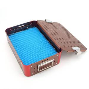 Caja de Esterilización para Instrumentos Quirúrgicos de Aluminio de Grado Médico, Certificada por la CE, de Primera Calidad, Autoclavable y Perforada, en Oferta - Product Image 3
