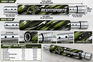 REXFIT SPORTS สายรัดกระบอกปืนเพนท์บอล พิมพ์ลายตามสั่ง ปลอกป้องกัน ผลิตแบบ OEM ODM ขายส่งจากโรงงาน - Product Image 3