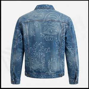 Chaqueta vaquera de lona de carpintero de invierno Vintage de fabricante personalizado para hombre chaqueta vaquera de gran tamaño con cremallera de alta calidad para hombre - Product Image 3