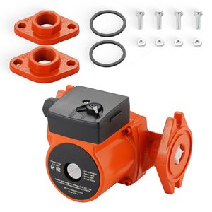 Pompa di Ricircolo in Ghisa 15 58FC, 17 GPM, AC 120V, 20 ft, per Acqua Calda, Connessione Flangiata da 1 Pollice, F 1 Pollice Ghisa - Product Image 1