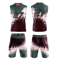 Uniformes 7v7 Personalizados de Poliéster para Hombre y Jóvenes, Transpirables, de Secado Rápido, Conjunto de Fútbol Sublimado con Malla de Diamante