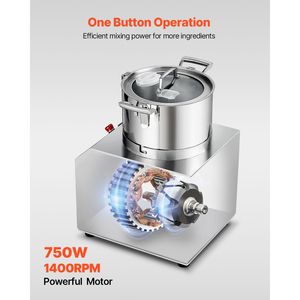 Robot da Cucina da 6,3 Litri con 2 Lame a Curva S Extra e Acciaio Inossidabile per Alimenti (Spina USA 1000W) - Product Image 4