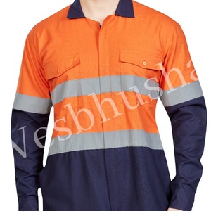 ชุดคลุมทำงานแขนยาวผ้าฝ้ายใส่สบายระบายอากาศได้ดีสำหรับทุกเพศ - Product Image 5