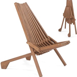 Acacia Wood <b>Folding</b> <b>Stool</b> | Handcrafted <b>Portable</b> Camping Seat | Wholesale India - Product Image 3