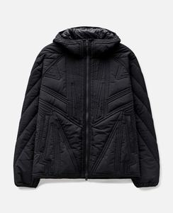Custom Pattern Stitching New Design High Quality <b>Light</b> Weight Black Hooded Quilted <b>Waterproof</b> Puffer <b>Jacket</b> Men - Product Image 2