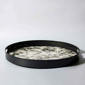 Plateau de service en MDF au design moderne tendance, ustensile de cuisine classique, écologique, finition naturelle, plateau décoratif fait main - Product Image 2