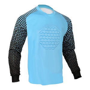 Camiseta de Portero Personalizada con Relleno, Manga Larga, Cuello Redondo, Secado Rápido, Transpirable, Ropa Deportiva 100% Poliéster, Antibacteriana, con Relleno en el Pecho - Product Image 5
