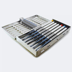 Kit d'élévateurs luxateurs dentaires PDL pour extraction de dents, periotome en acier inoxydable, cassette, certifié CE, manuel, léger - Product Image 4