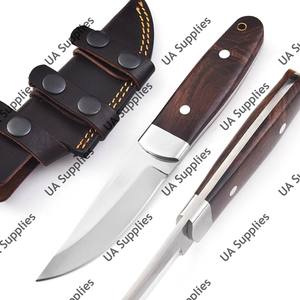 มีดสแตนเลส 12C27 คมกริบ ตีขึ้นรูปด้วยมือ สำหรับมืออาชีพ น้ำหนักเบา เหมาะสำหรับกิจกรรมกลางแจ้ง ตั้งแคมป์ ล่าสัตว์ เดินป่า ตกปลา และกู้ภัย - Product Image 4