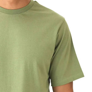 เสื้อยืดคอกลมผู้ชาย แขนสั้น ผ้าฝ้ายสีพื้น แห้งเร็ว ระบายอากาศได้ดี ทรงปกติ สวมใส่สบาย - Product Image 4