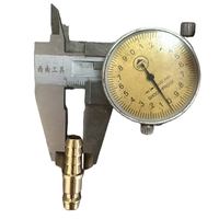 Raccord rapide pneumatique en laiton de type mini européen et prise avec raccord cannelé nickelé, interchangeable avec le type Rectus 21