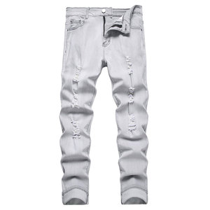 Jeans déchirés pour hommes en gros, faible MOQ, sur mesure, dernier design, en vente - Product Image 1