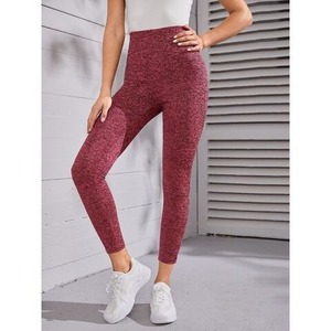 Leggings de yoga pour femmes de haute qualité aux designs uniques, séchage rapide, couleur personnalisée, taille élastique, leggings de fitness - Product Image 1