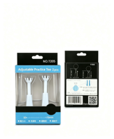 Tee de golf réglable en hauteur, flexible et pliable en caoutchouc souple, à faible résistance, accessoires d'entraînement de golf, fourniture d'usine