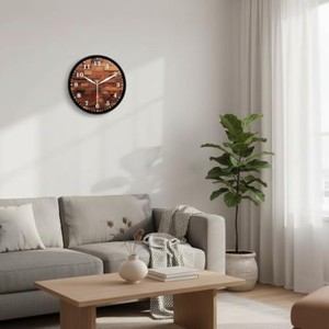 Reclaimed Wood Rustic <b>Wall</b> <b>Clock</b> Handcrafted Farmhouse Style Wholesale - Product Image 5