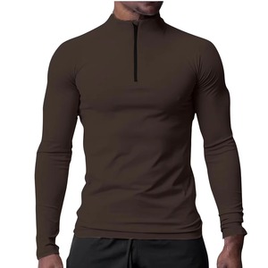 Tops de sport pour hommes à manches longues, coupe-vent, haute qualité, prix raisonnable, logo personnalisé sur mesure, antibactérien, très demandés. - Product Image 6
