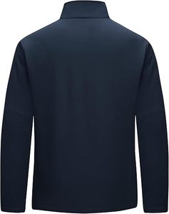 <b>Mens</b> Winter <b>Canvas</b> Softshell <b>Jacket</b> Zipper Stand Lightweight Breathable Waterproof Windproof Warm Durable <b>for</b> Outdoor Sports - Product Image 2