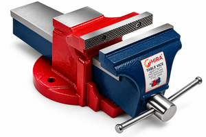 HIRA 12711 Mechanic's <b>Bench</b> Vice Fixed Base Single Rib Type - Product Image 3