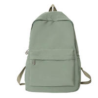 Mochila Escolar Unisex Impermeable de Nailon con Cierre de Cremallera y Patrón de Letras, Resistente para Estudiantes de Secundaria y Viajes