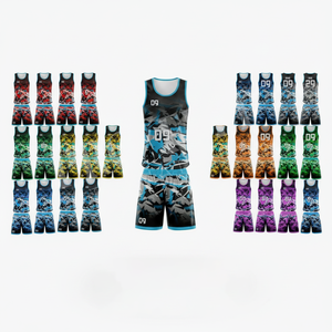 Wholesale Reversible Basketball Uniforms Custom Logo Printed Jersey and Shorts Set for Schools Clubs Tournament Uniform Kit - Product Image 1