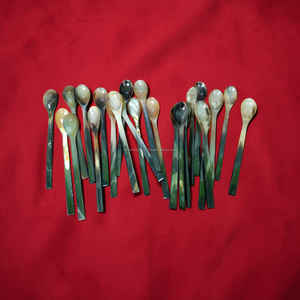 Nuevo Diseño, Servidor de Ensalada Hecho a Mano con Cuerno de Buey, Lujoso y Ecológico, Mango Largo, Artesanía, Multicolor, Utensilio de Cocina para Fiestas, el Mejor - Product Image 2