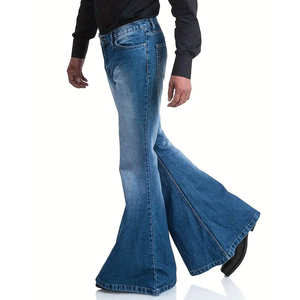 Pantalones Vaqueros de Moda Urbana Personalizados, Jeans Ajustados con Corte de Campana, Diseño Personalizado, Jeans para Hombre, Corte Ajustado, Lavado Ácido 2026 - Product Image 4