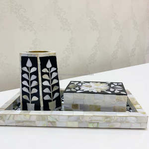 Frasco de Almacenamiento Acrílico con Incrustaciones de Nácar para Frutos Secos Gourmet, Dulces Tradicionales, Regalos Festivos y Exhibición Elegante en el Hogar - Product Image 6