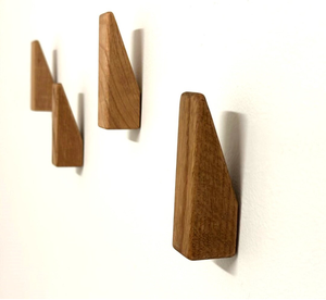Wooden <b>Clothes</b> Hook Hanger <b>Wall</b> Mounted Coat Hook Creative Design Multipurpose Wooden Hanging Hook - Product Image 3