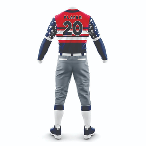 Conjunto de Uniforme de Béisbol Sublimado Personalizado, Proveedor de Ropa Deportiva para Equipos al por Mayor OEM - Product Image 3