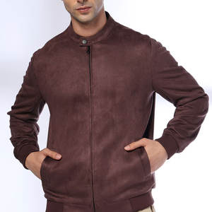 Chaqueta de gamuza premium para hombre, comodidad inigualable con un estilo entallado, chaqueta bomber de gamuza para hombre, máxima calidez y diseño elegante. - Product Image 4