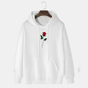 Sudadera con Capucha de Invierno 100% Algodón Personalizada OEM para Hombre, Talla Grande, Alta Visibilidad, Bordado Frontal, Patrón Sólido, Forro Polar, Resistente al Viento y Transpirable - Product Image 1
