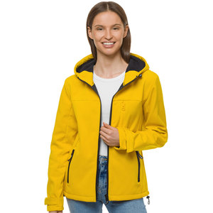 High Performance Women's Softshell <b>Jacket</b> Solid Color Breathable Waterproof Women's Outdoor Fleece Lined Softshell <b>Jacket</b> - Product Image 2