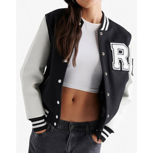 Vestes universitaires pour femmes de qualité supérieure, sur mesure, pour le streetwear, vente en gros, nouvelle tendance, logo personnalisé, nouvelles vestes universitaires à la mode - Product Image 1