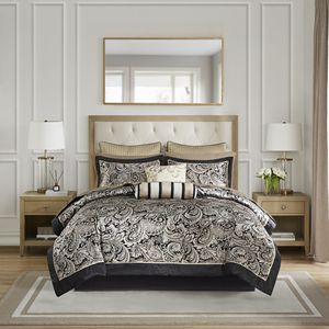 12-Piece Cotton <b>Comforter</b> <b>Set</b> with Bed Sheets Premium Quality Versatile Design - Product Image 6