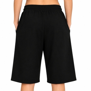 Shorts Largos Casuales para Mujer, de Algodón, para Gimnasio o Descanso, con Bolsillos, Cintura Elástica, Secado Rápido, Transpirables, Cómodos, Personalizables - Product Image 2