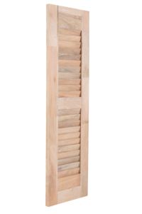 Rustic Solid Wood <b>Shutters</b> Barn Door Interior Window Panels Louvered Wooden Design for Bathroom Bedroom Farmhouse Home Decor - Product Image 2