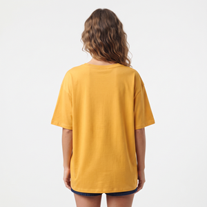 Camiseta Corta Oversize de Algodón Transpirable con Cuello en V para Mujer al por Mayor - Estilo Casual y Holgado para Dama - Product Image 6