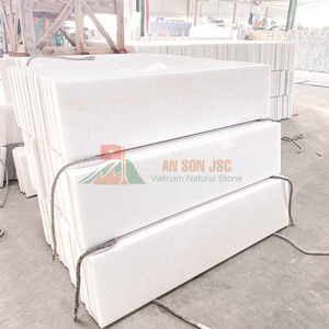 Dalle de marbre blanc cristallin de luxe du Vietnam, carrière, qualité supérieure, pierre naturelle pour la décoration de salle de bain et de cuisine d'hôtel - Product Image 2