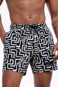 Pantalones Cortos Deportivos para Hombre, Estilo Vintage, de Poliéster/Nailon, Doble Capa, Transpirables, de Secado Rápido, con Cintura Elástica, Personalizados con Impresión, MOQ Bajo, Venta al Por Mayor - Product Image 4