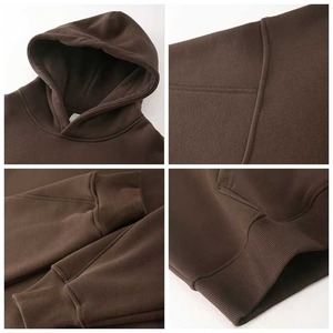 Sweat à capuche de luxe personnalisé pour homme, coupe classique, 100 % coton épais, impression numérique de qualité supérieure, écologique, vente en gros - Product Image 2