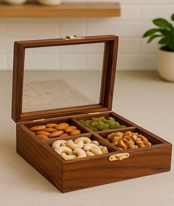 Boîte à épices de table en bois naturel imprimé de qualité supérieure, réglable, pour la maison et l'extérieur, de f s international - Product Image 4