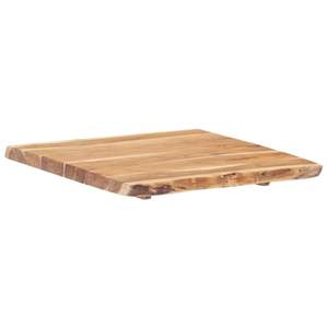 Plateau de table en bois d'acacia massif pour salle à manger, options de taille 22,8''x(19,7''-23,6'')x1,5'' - Product Image 5