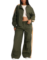 Ensemble coupe-vent 2 pièces pour femme, léger, best-seller, facile à porter, survêtement coupe-vent pour femme