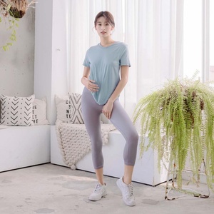 กางเกงโยคะผ้าสแปนเด็กซ์และไนลอนรีไซเคิลเพิ่มความสูงผลิตจากไต้หวัน - Product Image 1