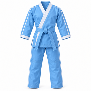 Uniforme de Karate para Adultos, Poliéster/Algodón, Duradero, de Secado Rápido, 280g, Logotipo Personalizado al por Mayor, Gi Ligero para Jiu-Jitsu/Judo - Product Image 3